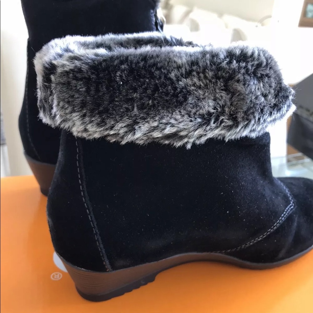 Sporto wedge waterproof booties wide width thermo